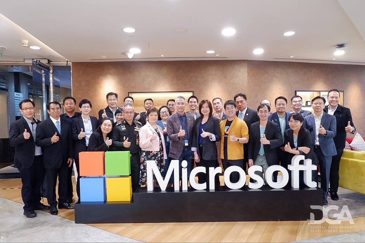 สถาบัน TDGA นำคณะผู้บริหารหลักสูตรรัฐบาลอิเล็กทรอนิกส์ เรียนรู้ประสบการณ์จาก บริษัท Microsoft (Thailand) Co., Ltd. พร้อมแบ่งปันประสบการณ์ และการทำงานร่วมกับ AI