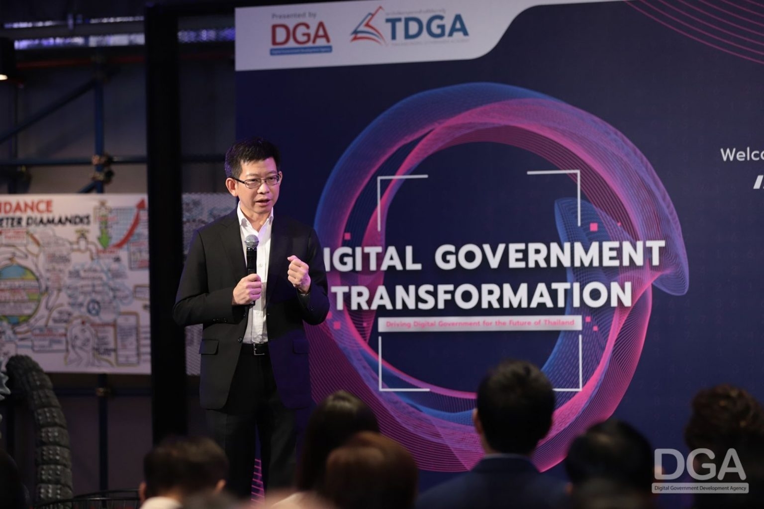 DGA ร่วมกับบริษัท อนันดา ดีเวลลอปเม้นท์ จำกัด (มหาชน) และสมาคม ACIOA จัดงาน Dinner Talk: Digital Government Transformation “Driving Digital Government for The Future of Thailand” 